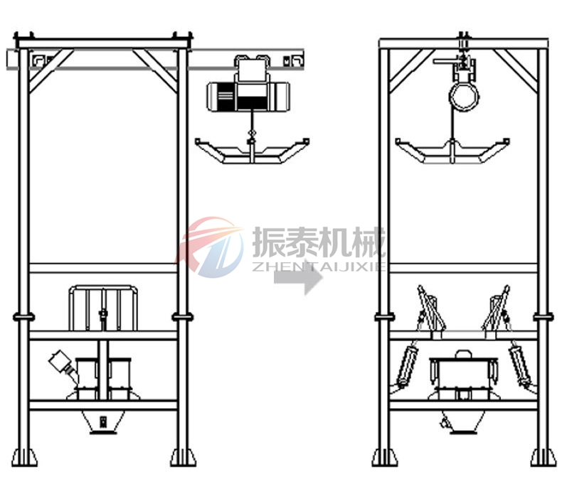噸包投料站工作原理